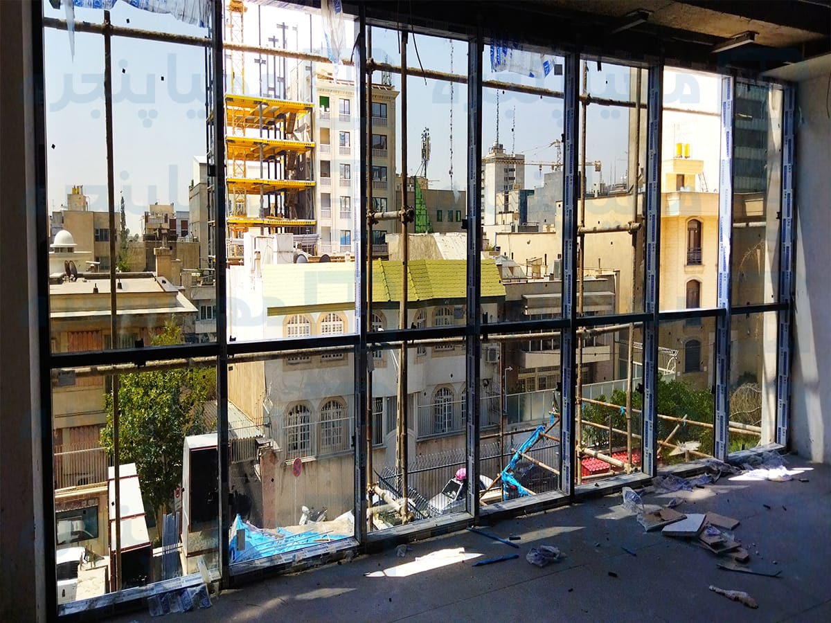 Aluminum door and window project in Jordan