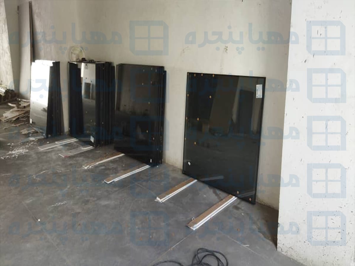 Aluminum door and window project in Jordan