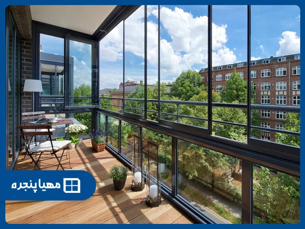 پنجره آلومینیومی تراس و بالکن